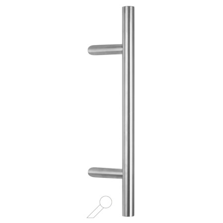Ajtó fogantyú FIMET K10 - Szálcsiszolt inox