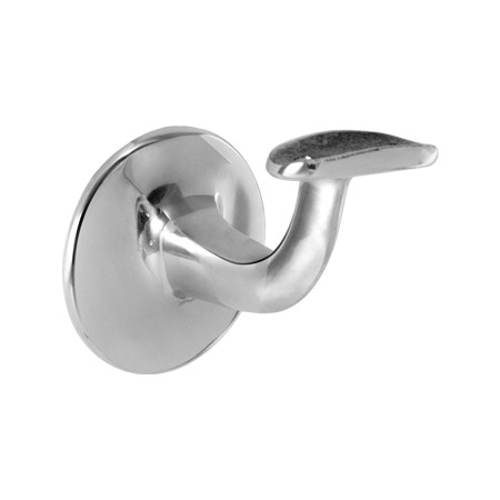 Handrail Bracket PT109 - Polished chrome