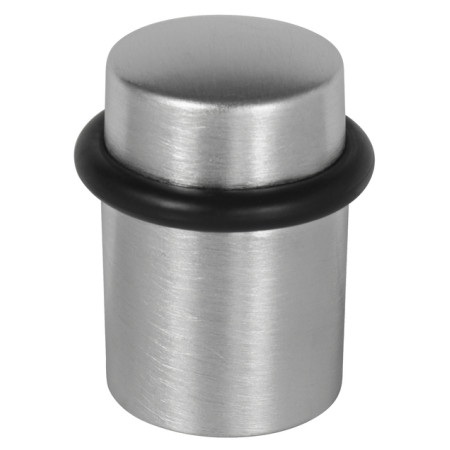 Door stopper roller - Brushed chrome