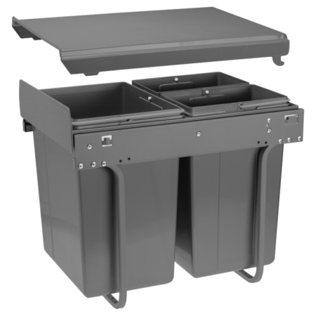 Wysuwany kosz na śmieci GTV - PRACTI ECO 400 LARGE