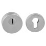 Safety rosette CUBO - R 3232 - Brushed chrome