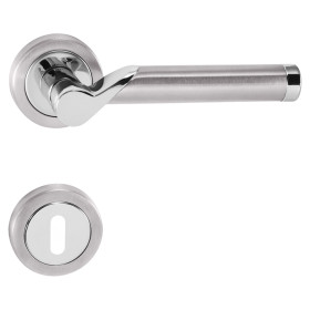Kilincs TUPAI MARENA - R 794 - Fényes króm / szálcsiszolt inox