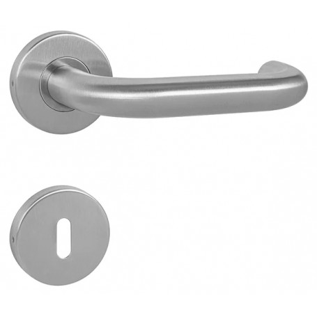 Door handle MP COSLAN - R - Brushed stainless steel