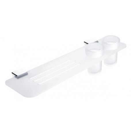Glasregal mit Zahnbürstenbechern IXI NIMCO KIBO Ki X350-58DW-26