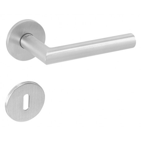 Kilincs FAVORIT - R 2002 5S - BN - Szálcsiszolt inox