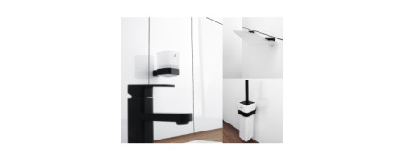 Bathroom accessories NIMCO KIBO BLACK
