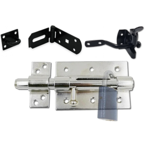 Door bolts and hasps