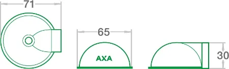 Zarážka dverí AXA FS 65