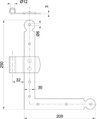 Záves na dvere rustikálny