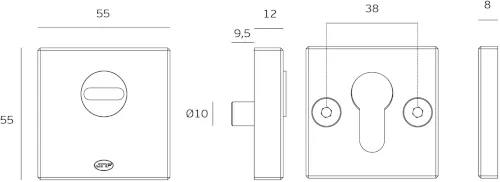 Rozeta bezpieczeństwa JNF - HR PLUS IN.04.37S