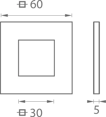 Uchwyt do szklanych drzwi przesuwnych JNF IN.16.550.A