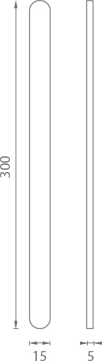 Uchwyt do szklanych drzwi przesuwnych JNF IN.16.557.A