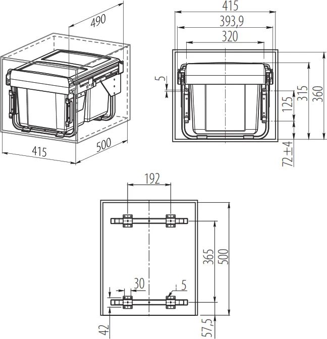 GTV PRACTI ECO 450 LOW PB-45-002X15-60A