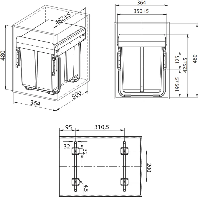 GTV PRACTI ECO 400 LARGE