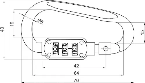 Karabińczyk z zamkiem szyfrowym