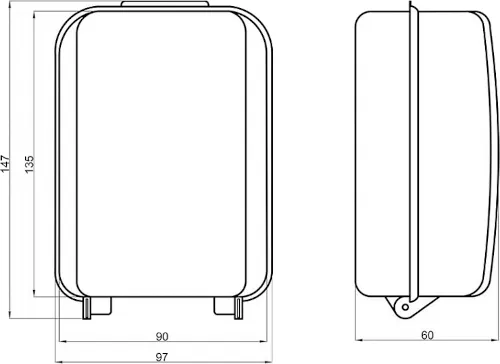 Keysafe with numerical code waterproof
